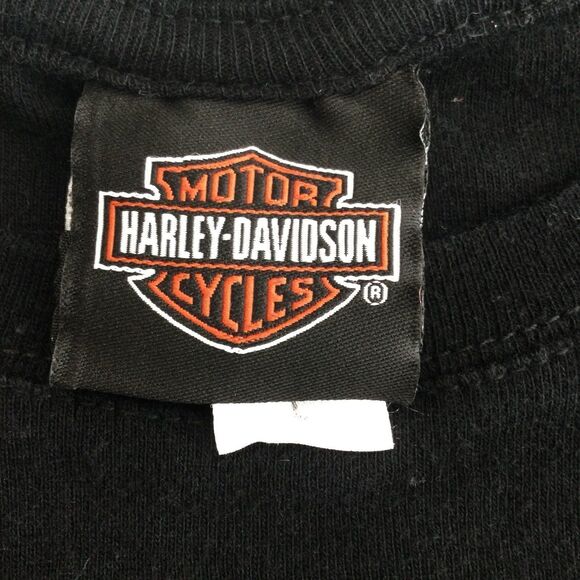 Harley-Davidson Shirt Top Women’s Size Large Black Orange Richmond Va Vintage - Picture 5 of 12